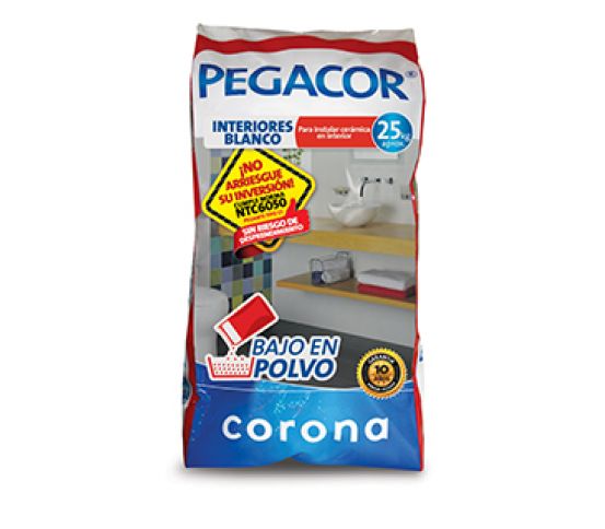 PEGACOR GRIS INTERIORES x 25 kg