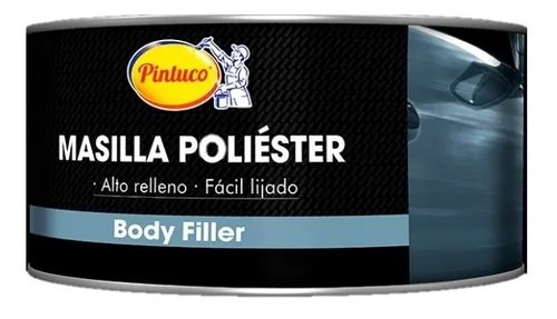 Masilla Poliéster Hueso Duro P1500 X 1/4 Pintuco
