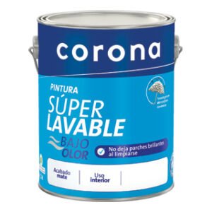 Pintura Superlavable Super Blanco 5 Gal